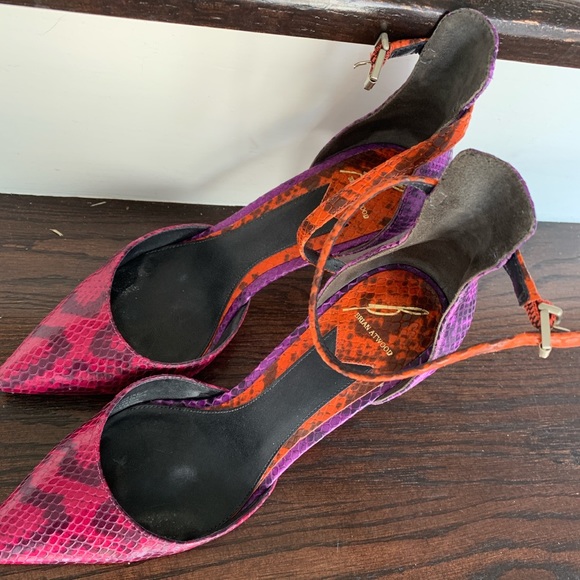 B Brian Atwood - Mariella Ankle Strap Pumps - Picture 3 of 4